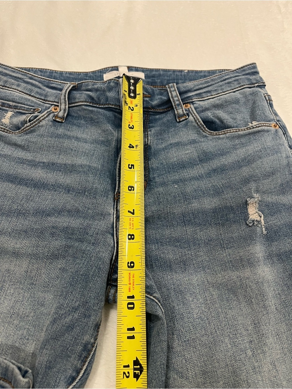 STS Blue "Riley High Rise" Distressed Jeans - Size 27 - Picture 6 of 8